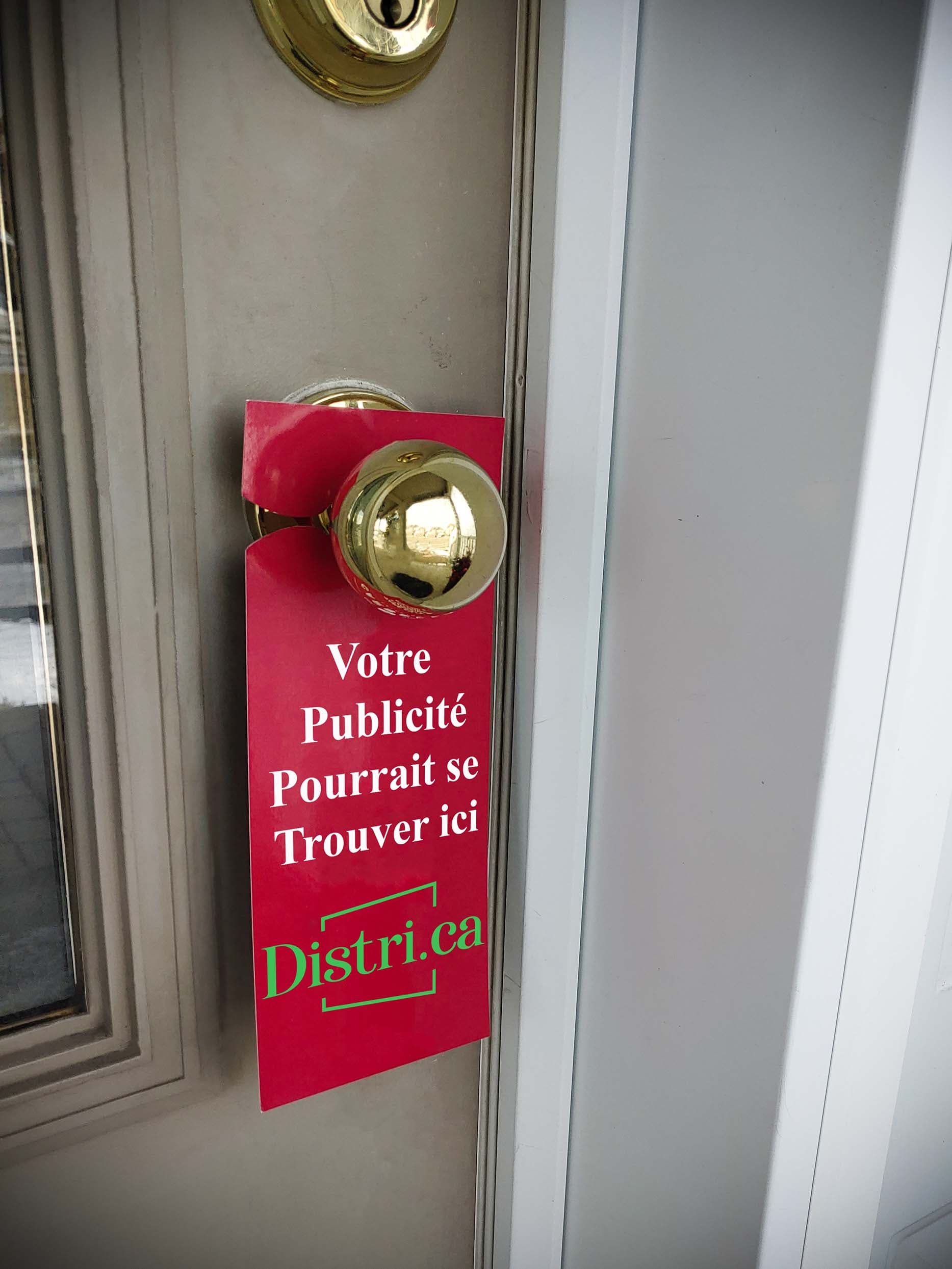 Complete door-to-door marketing solution in Montreal
